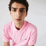 Lacoste פולו l.12.12 מקורי DZ4D0D851 ורוד 6us גברים