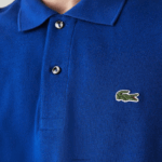Lacoste פולו l.12.12 מקורי DZ4D0D875 כחול bdm גברים - Image 5