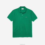 Lacoste פולו l.12.12 מקורי DZ4D0D884 ירוק ldm גברים - Image 5