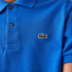 Lacoste פולו l.12.12 מקורי DZ4D0D894 כחול qpt גברים - Image 4