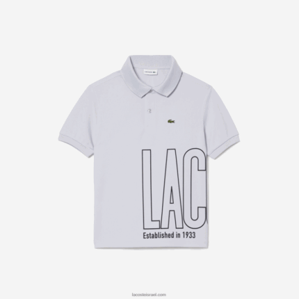 Lacoste פיקה פולו יבש במיוחד DZ4D0D2947 acz אפור בהיר בנים