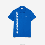 Lacoste פיקה פולו ממותג בכושר רגיל DZ4D0D625 כחול k1q גברים - Image 4