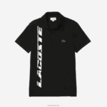 Lacoste פיקה פולו ממותג בכושר רגיל DZ4D0D626 שחור 031 גברים - Image 4