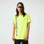 Lacoste פיקה פולו ממותג בכושר רגיל DZ4D0D627 צהוב 90v גברים