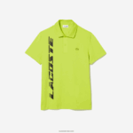 Lacoste פיקה פולו ממותג בכושר רגיל DZ4D0D627 צהוב 90v גברים - Image 3