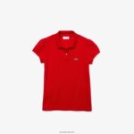 Lacoste צווארון מסולסל מיני פיקה פולו DZ4D0D2948 אדום 240 בנות