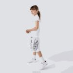 Lacoste צווארון מסולסל מיני פיקה פולו DZ4D0D2950 לבן 001 בנות - Image 2