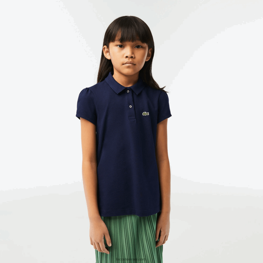 lacoste_d7a6d795d795d790d7a8d795d79f_d79ed7a1d795d79cd7a1d79c_d79ed799d7a0d799_d7a4d799d7a7d794_d7a4d795d79cd795_dz4d0d2951_d79b.png Lacoste צווארון מסולסל מיני פיקה פולו DZ4D0D2951 כחול כהה 166 בנות - Image 1