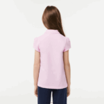 Lacoste צווארון מסולסל מיני פיקה פולו DZ4D0D2961 ורוד z4h בנות - Image 3