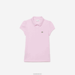 Lacoste צווארון מסולסל מיני פיקה פולו DZ4D0D2961 ורוד z4h בנות - Image 4