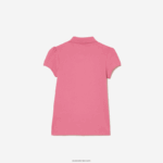 Lacoste צווארון מסולסל מיני פיקה פולו DZ4D0D3037 ורוד 2r3 בנות - Image 2