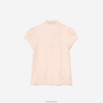 Lacoste צווארון מסולסל מיני פיקה פולו DZ4D0D3127 ורוד בהיר cpm בנות - Image 2