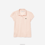 Lacoste צווארון מסולסל מיני פיקה פולו DZ4D0D3127 ורוד בהיר cpm בנות