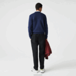 Lacoste צ'ינו גבארדין מכותנה אורגנית DZ4D0D1587 שחור 031 גברים - Image 3