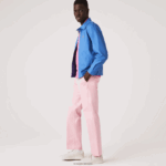 Lacoste צ'ינו ישר מכותנה אורגנית חיה DZ4D0D1635 ורוד 7sy גברים - Image 2