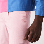 Lacoste צ'ינו ישר מכותנה אורגנית חיה DZ4D0D1635 ורוד 7sy גברים - Image 4