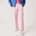 Lacoste צ'ינו ישר מכותנה אורגנית חיה DZ4D0D1635 ורוד 7sy גברים - Image 6