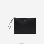 Lacoste קלאץ' רוכסן קנבס פיקה מצופה אנה DZ4D0D2817 noir krema a91 נשים - Image 2
