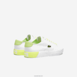 Lacoste קנבס gripshot ונעלי ספורט מעור DZ4D0D1889 לבן וצהוב בהיר 2h8 גברים - Image 3