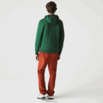 Lacoste קפוצ'ון דו-חומר קל משקל ספורטיבי DZ4D0D1163 ירוק s30 גברים - Image 3