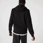 Lacoste קפוצ'ון דו-חומר קל משקל ספורטיבי DZ4D0D947 שחור c31 גברים - Image 3