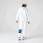 Lacoste קפוצ'ון דו-חומר קל משקל ספורטיבי DZ4D0D948 לבן 800 גברים - Image 3