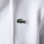 Lacoste קפוצ'ון דו-חומר קל משקל ספורטיבי DZ4D0D948 לבן 800 גברים - Image 7