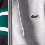Lacoste קפוצ'ון דו-חומר קל משקל ספורטיבי DZ4D0D962 chine אפור בהיר 9ya גברים - Image 6