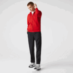 Lacoste קפוצ'ון דו-חומר קל משקל ספורטיבי DZ4D0D963 אדום e52 גברים - Image 2