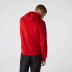Lacoste קפוצ'ון דו-חומר קל משקל ספורטיבי DZ4D0D963 אדום e52 גברים - Image 3