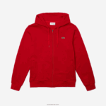 Lacoste קפוצ'ון דו-חומר קל משקל ספורטיבי DZ4D0D963 אדום e52 גברים - Image 4