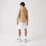 Lacoste קפוצ'ון דו-חומר קל משקל ספורטיבי DZ4D0D981 gp2 בז ' גברים - Image 2