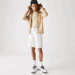 Lacoste קפוצ'ון דו-חומר קל משקל ספורטיבי DZ4D0D981 gp2 בז ' גברים - Image 3