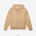 Lacoste קפוצ'ון דו-חומר קל משקל ספורטיבי DZ4D0D981 gp2 בז ' גברים - Image 4