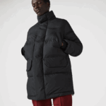 Lacoste קפוצ'ון נשלף מעיל נפוח ארוך DZ4D0D1317 שחור 031 גברים - Image 2