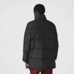 Lacoste קפוצ'ון נשלף מעיל נפוח ארוך DZ4D0D1317 שחור 031 גברים - Image 4