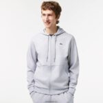Lacoste קפוצ'ון עם לוחות רשת ספורט DZ4D0D1018 chine אפור בהיר 9ya גברים