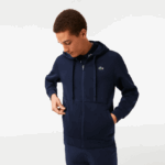 Lacoste קפוצ'ון עם לוחות רשת ספורט DZ4D0D1019 כחול כהה 423 גברים - Image 2