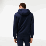 Lacoste קפוצ'ון עם לוחות רשת ספורט DZ4D0D1019 כחול כהה 423 גברים - Image 3