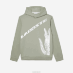 Lacoste קפוצ'ון קרוק בניגוד DZ4D0D547 ירוק חאקי g21 גברים - Image 4