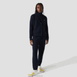 Lacoste קרדיגן צמר עם צווארון V DZ4D0D2641 כחול כהה 166 נשים - Image 2