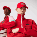 Lacoste רצועה ניגודית וכובע כותנה תנין גדול מדי DZ4D0D2289 אדום 240 גברים