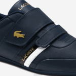 Lacoste רצועת מיסאנו מעור ונעלי ספורט סינתטיות DZ4D0D1879 חיל הים nb0 גברים - Image 6