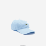Lacoste רצועת קונטרסט וכובע כותנה תנין DZ4D0D2319 כחול hbp נשים