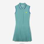 Lacoste שמלת טניס קצרה עם קפלים מובנית DZ4D0D2354 qyi ירוק בהיר נשים