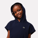 Lacoste שמלת סוודר ללא שרוולים של פיקה מתיחה DZ4D0D3096 כחול כהה 166 בנות - Image 2