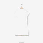 Lacoste שמלת פולו כותנה DZ4D0D3082 לבן 001 בנות - Image 6