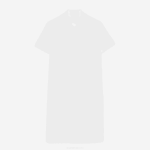 Lacoste שמלת פולו סריג פיקה DZ4D0D2360 לבן 001 נשים - Image 4