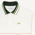 Lacoste שמלת פולו עשויה כותנה אורגנית DZ4D0D2376 לבן 70V נשים - Image 5