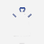 Lacoste שמלת פולו פיקה רקמה DZ4D0D3295 לבן כחול nnv בנות